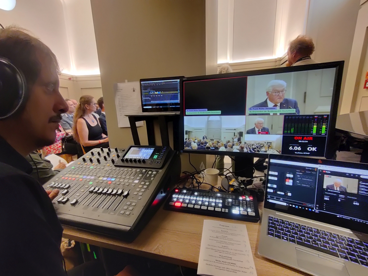 Streaming und Broadcast Equipment